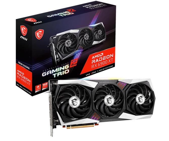 MSI Gaming Radeon RX 6900 XT 16GB GDDR6 PCI Express 4.0 Video Card RX 6900  XT GAMING Z TRIO 16G